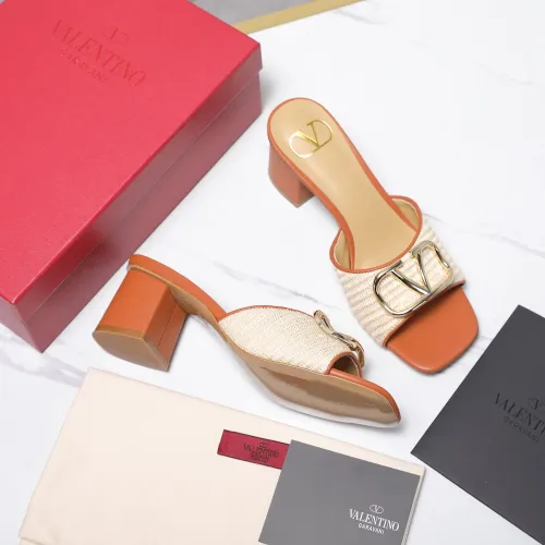 Replica Valentino Slippers For Women #1442089 $105.00 USD for Wholesale