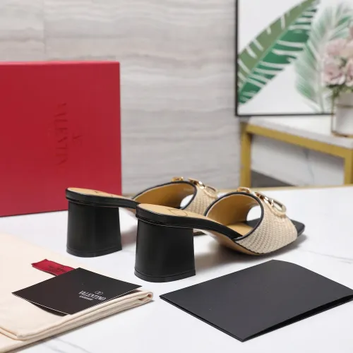 Replica Valentino Slippers For Women #1442091 $105.00 USD for Wholesale