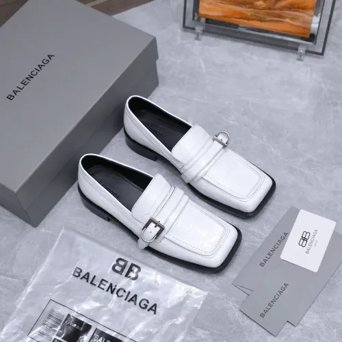 Replica Balenciaga Leather Shoes For Women #1442097 $128.00 USD for Wholesale