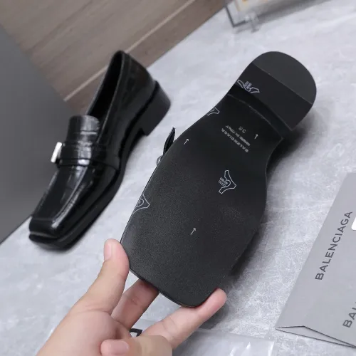 Replica Balenciaga Leather Shoes For Women #1442099 $128.00 USD for Wholesale