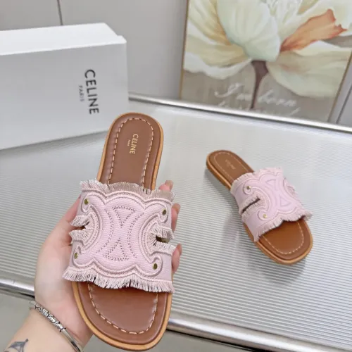 Replica Celine Slippers For Women #1442113 $85.00 USD for Wholesale