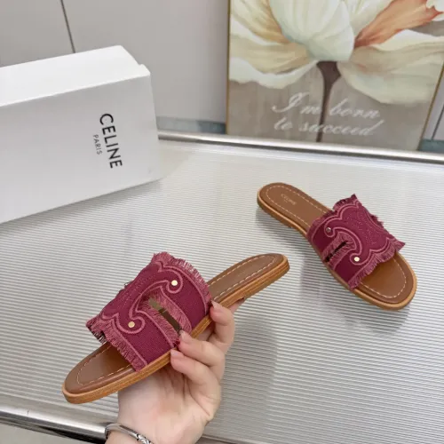 Replica Celine Slippers For Women #1442116 $85.00 USD for Wholesale