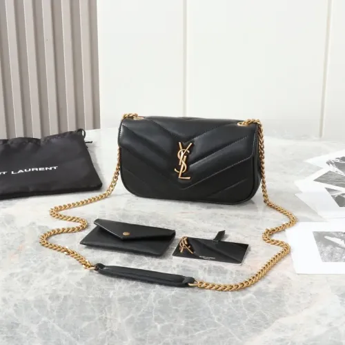 Yves Saint Laurent YSL AAA Quality Shoulder Bags For Women #1442456, $140.00 USD, [ITEM#1442456], Yves Saint Laurent YSL AAA Quality Shoulder Bags