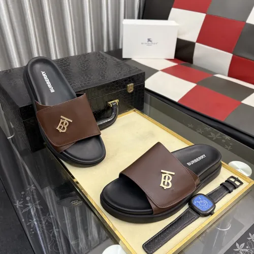 Replica Burberry Slippers For Men #1442819 $72.00 USD for Wholesale
