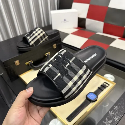 Replica Burberry Slippers For Men #1442844 $60.00 USD for Wholesale