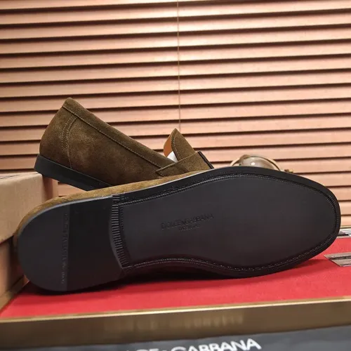Replica Dolce & Gabbana D&G Leather Shoes For Men #1442848 $98.00 USD for Wholesale