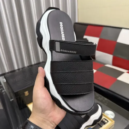 Replica Dsquared Slippers For Men #1442965 $76.00 USD for Wholesale