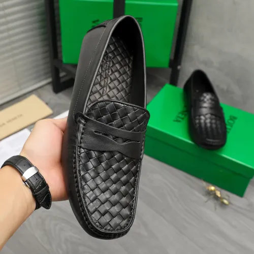 Replica Bottega Veneta BV Leather Shoes For Men #1443003 $80.00 USD for Wholesale