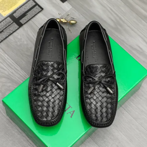 Replica Bottega Veneta BV Leather Shoes For Men #1443018 $80.00 USD for Wholesale