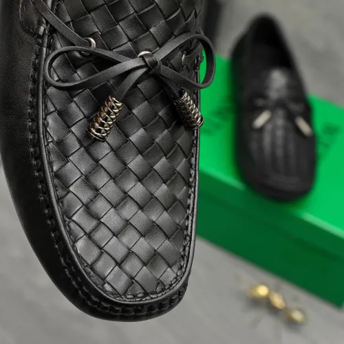 Replica Bottega Veneta BV Leather Shoes For Men #1443018 $80.00 USD for Wholesale