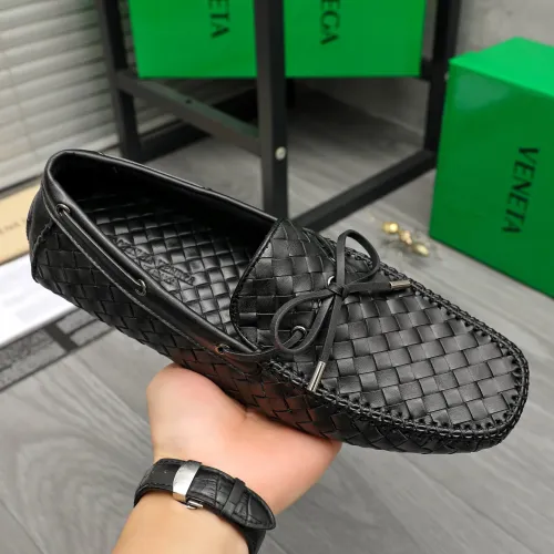 Replica Bottega Veneta BV Leather Shoes For Men #1443020 $80.00 USD for Wholesale