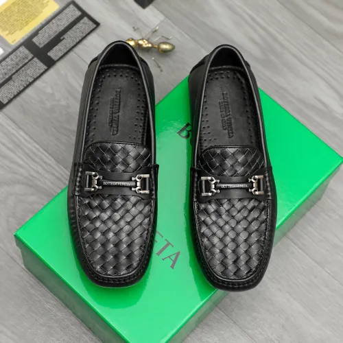 Replica Bottega Veneta BV Leather Shoes For Men #1443024 $80.00 USD for Wholesale