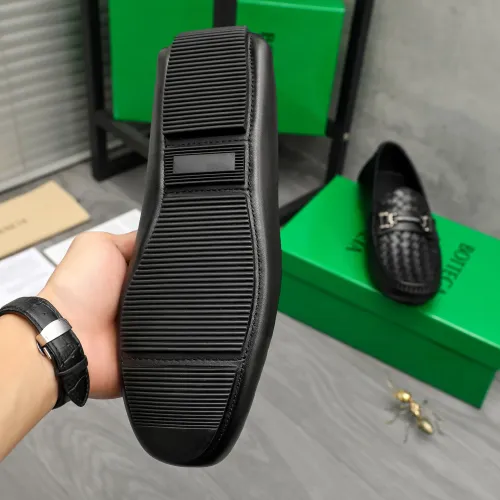 Replica Bottega Veneta BV Leather Shoes For Men #1443024 $80.00 USD for Wholesale