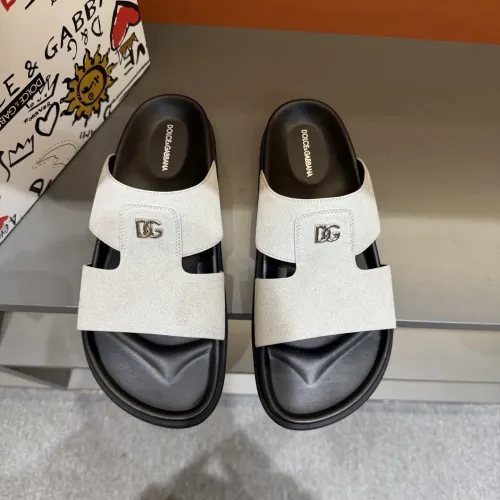 Replica Dolce & Gabbana D&G Slippers For Men #1443131 $52.00 USD for Wholesale