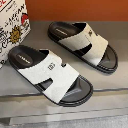 Replica Dolce & Gabbana D&G Slippers For Men #1443131 $52.00 USD for Wholesale