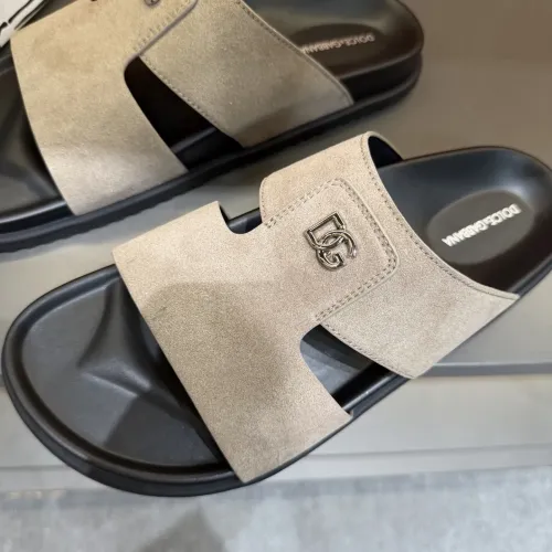 Replica Dolce & Gabbana D&G Slippers For Men #1443133 $52.00 USD for Wholesale