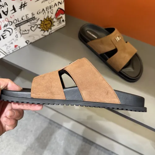 Replica Dolce & Gabbana D&G Slippers For Men #1443134 $52.00 USD for Wholesale