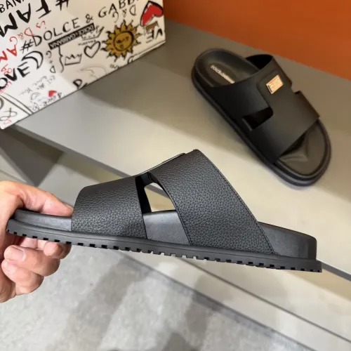 Replica Dolce & Gabbana D&G Slippers For Men #1443139 $52.00 USD for Wholesale