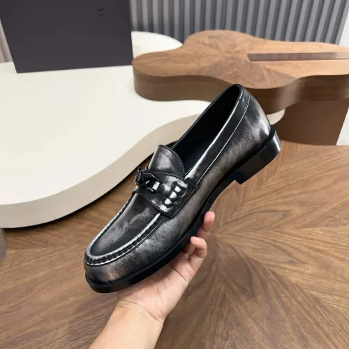 Replica Valentino Leather Shoes For Men #1443238 $132.00 USD for Wholesale