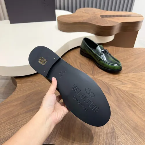 Replica Valentino Leather Shoes For Men #1443240 $132.00 USD for Wholesale