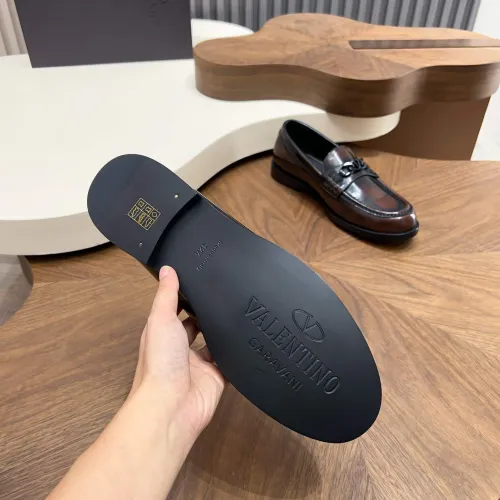 Replica Valentino Leather Shoes For Men #1443242 $132.00 USD for Wholesale