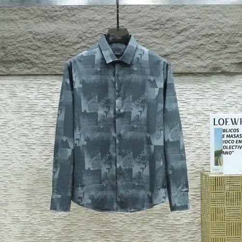 Versace Shirts Long Sleeved For Men #1443747