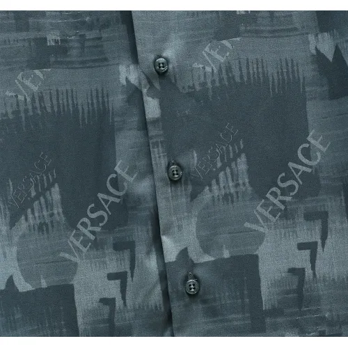 Replica Versace Shirts Long Sleeved For Men #1443747 $40.00 USD for Wholesale