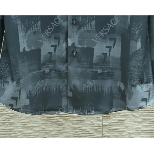 Replica Versace Shirts Long Sleeved For Men #1443747 $40.00 USD for Wholesale