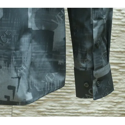 Replica Versace Shirts Long Sleeved For Men #1443747 $40.00 USD for Wholesale