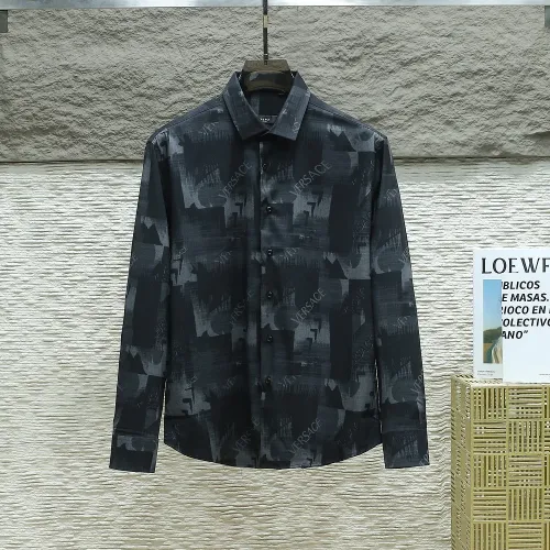 Versace Shirts Long Sleeved For Men #1443748