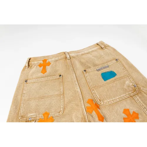 Replica Chrome Hearts Jeans For Men #1443977 $45.00 USD for Wholesale