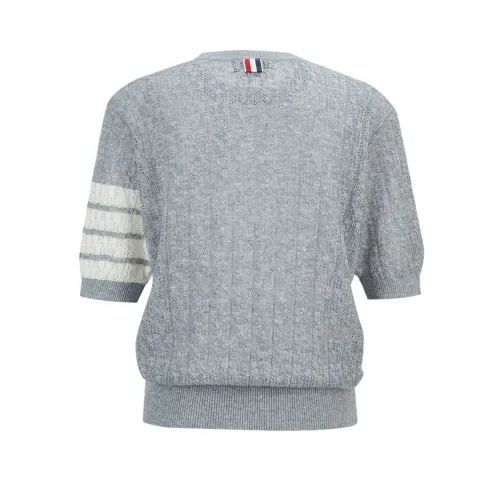 Replica Thom Browne TB T-Shirts Short Sleeved For Women #1444557 $68.00 USD for Wholesale