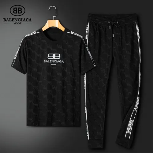 Balenciaga Fashion Tracksuits Short Sleeved For Men #1444737