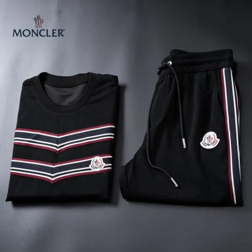 Replica Moncler Tracksuits Short Sleeved For Men #1444758 $92.00 USD for Wholesale