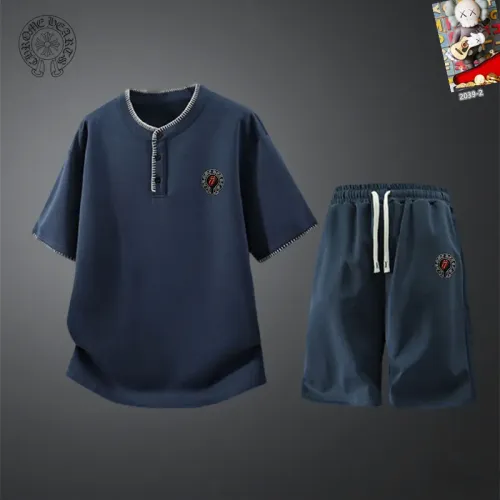 Chrome Hearts Tracksuits Short Sleeved For Men #1444965, $56.00 USD, [ITEM#1444965], Chrome Hearts Tracksuits