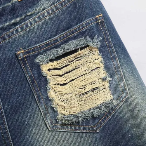 Replica Balmain Jeans For Men #1445509 $40.00 USD for Wholesale