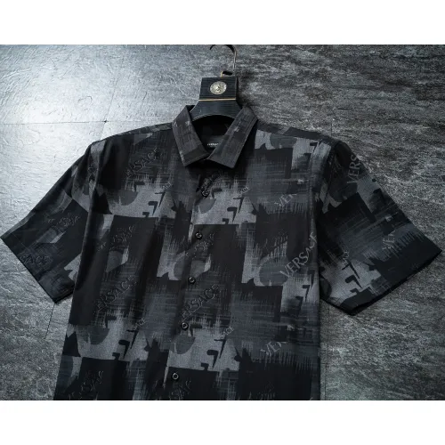 Replica Versace Shirts Short Sleeved For Men #1445527 $36.00 USD for Wholesale