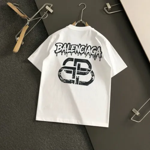 Replica Balenciaga T-Shirts Short Sleeved For Men #1445541 $40.00 USD for Wholesale