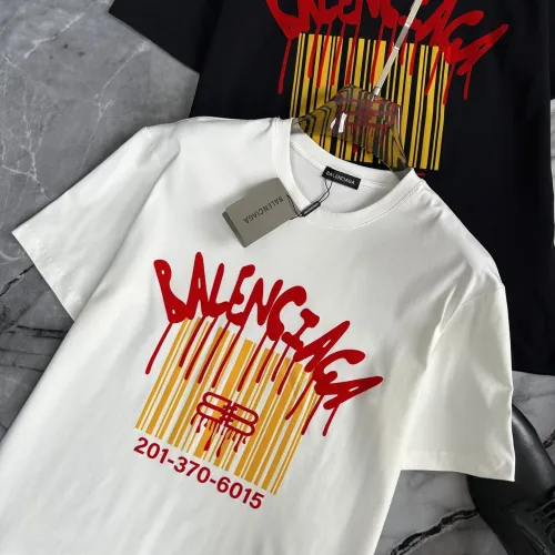 Replica Balenciaga T-Shirts Short Sleeved For Men #1445589 $40.00 USD for Wholesale