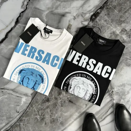 Replica Versace T-Shirts Short Sleeved For Men #1445622 $40.00 USD for Wholesale