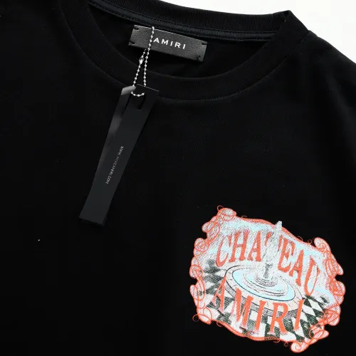 Replica Amiri T-Shirts Short Sleeved For Unisex #1445733 $32.00 USD for Wholesale