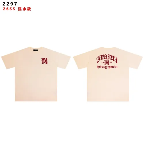 Amiri T-Shirts Short Sleeved For Unisex #1445734