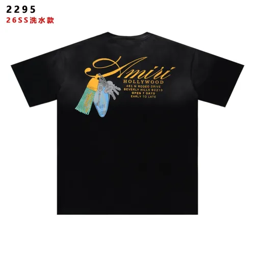 Replica Amiri T-Shirts Short Sleeved For Unisex #1445736 $32.00 USD for Wholesale