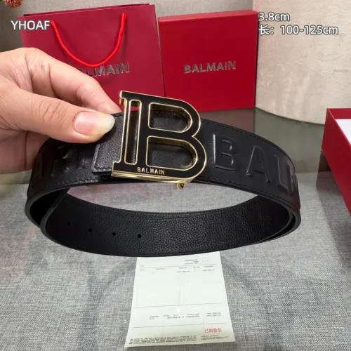 Replica Balmain AAA Quality Belts For Men #1445781 $64.00 USD for Wholesale