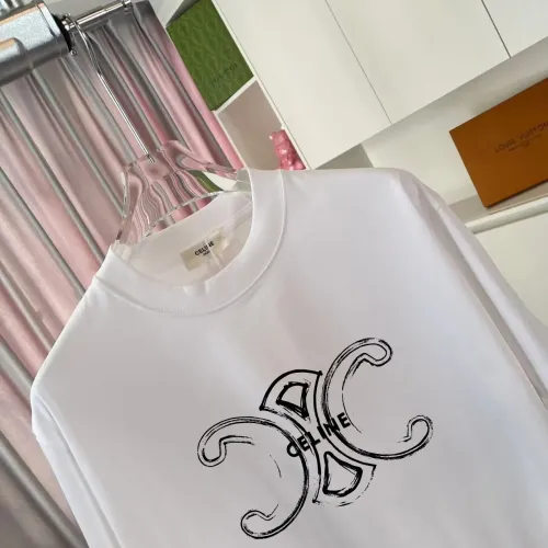 Replica Celine T-Shirts Short Sleeved For Unisex #1445868 $42.00 USD for Wholesale