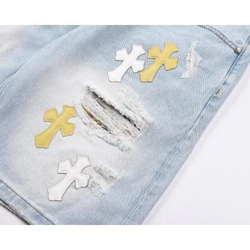 Replica Chrome Hearts Jeans For Men #1446051 $64.00 USD for Wholesale