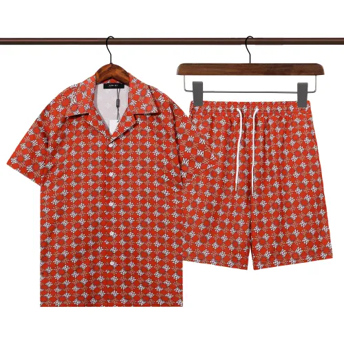 Amiri Tracksuits Short Sleeved For Men #1446257