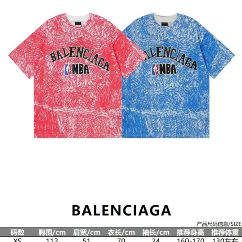 Replica Balenciaga T-Shirts Short Sleeved For Unisex #1446385 $45.00 USD for Wholesale