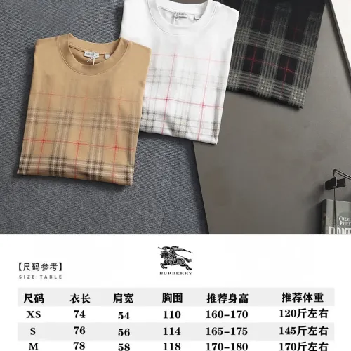 Replica Burberry T-Shirts Short Sleeved For Unisex #1446460 $40.00 USD for Wholesale