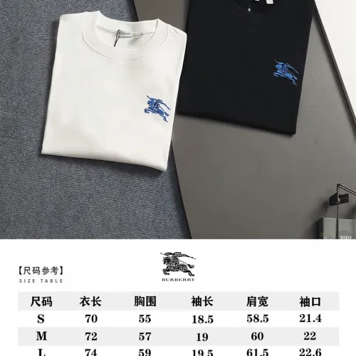 Replica Burberry T-Shirts Short Sleeved For Unisex #1446466 $42.00 USD for Wholesale